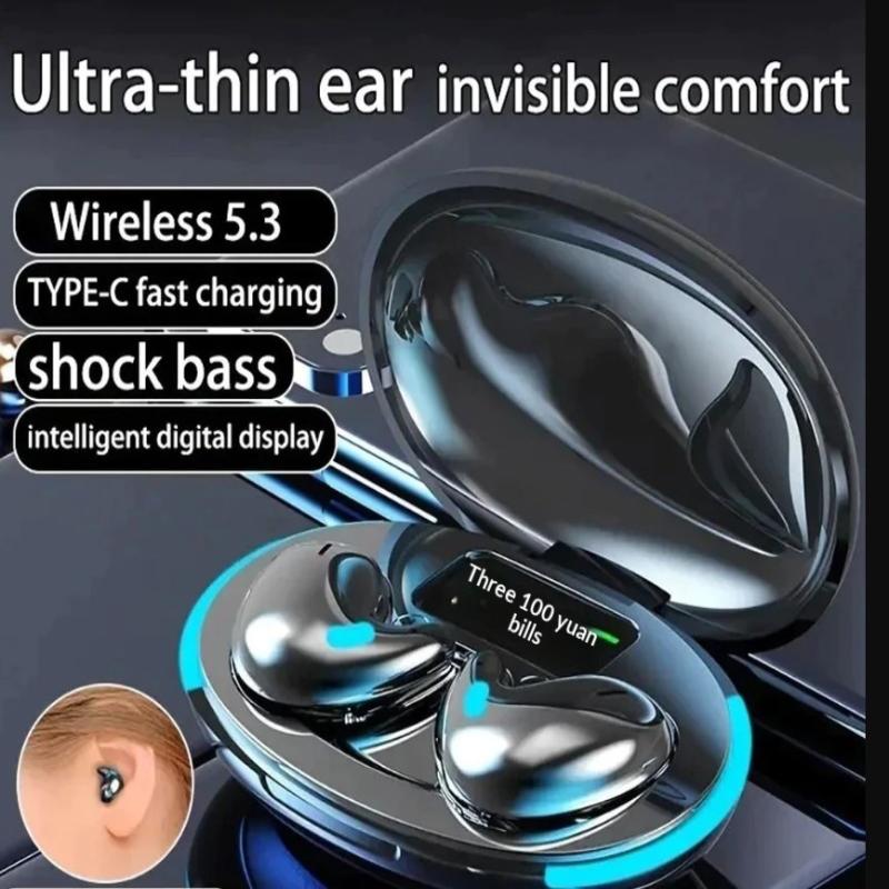 Mini Wireless Bluetooth Earphones With Free Freebie Bt5.3 Sleeping Earbuds Stereo Sport Headset