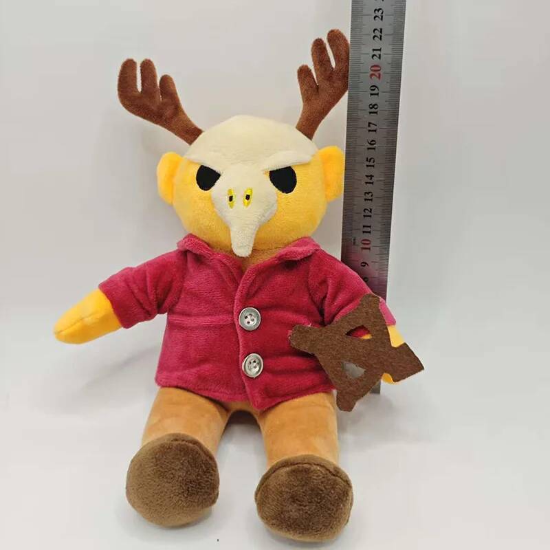2026 New 99 Nights In The Forest Plush Game Merchandise Brown Stand And Sit Elk Deer White Owl Stuffed Doll Pillow For Kid Gifts