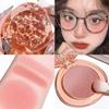 Gradient Blush, Long-Lasting and Non-Fading, Pure Matte Nude Makeup, Natural Waterproof, High-Gloss Contouring, Brightening, Rouge, and Plumping Color