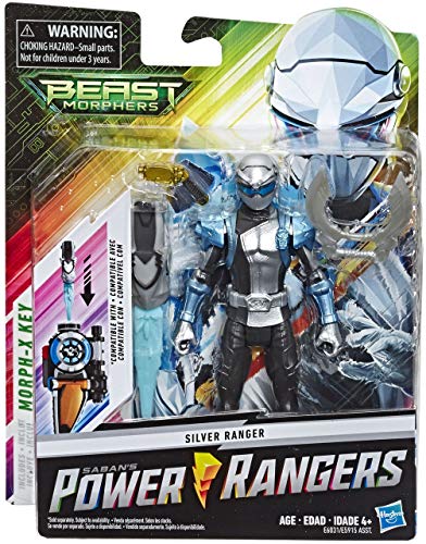 

Базовая фигурка Hasbro Power Ranger Beast Morpers 6 дюймов Silver Ranger J [параллельный импорт]