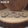 9Pcs Foot Ring Open Adjustable Toe Rings Wave Pattern Alloy Ring Adjustable Rings Set for Women Beach Foot Jewelry 9-piece Set