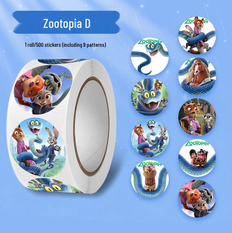 500 Classic Mountain & Sea Roll Stickers: Creative Sand Painting Cartoon for Fun DIY Journals