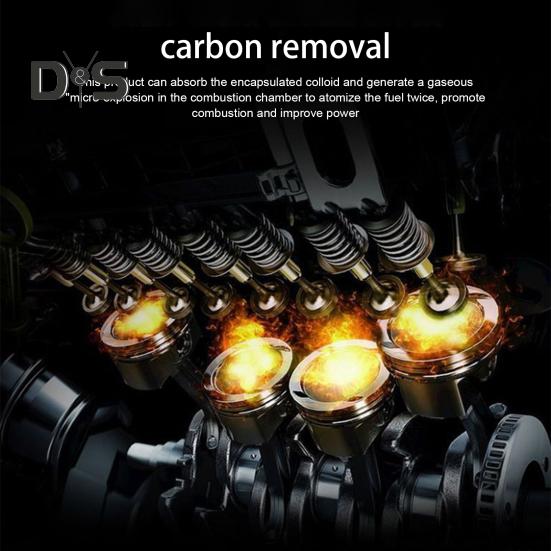 Catalytic Converter Cleaner 120ml Fuel Efficiency Enhancer Fuel And Exhaust System Cleaner Oil Additive Exhaust Pipe Carbon Removal Cleaner Auto