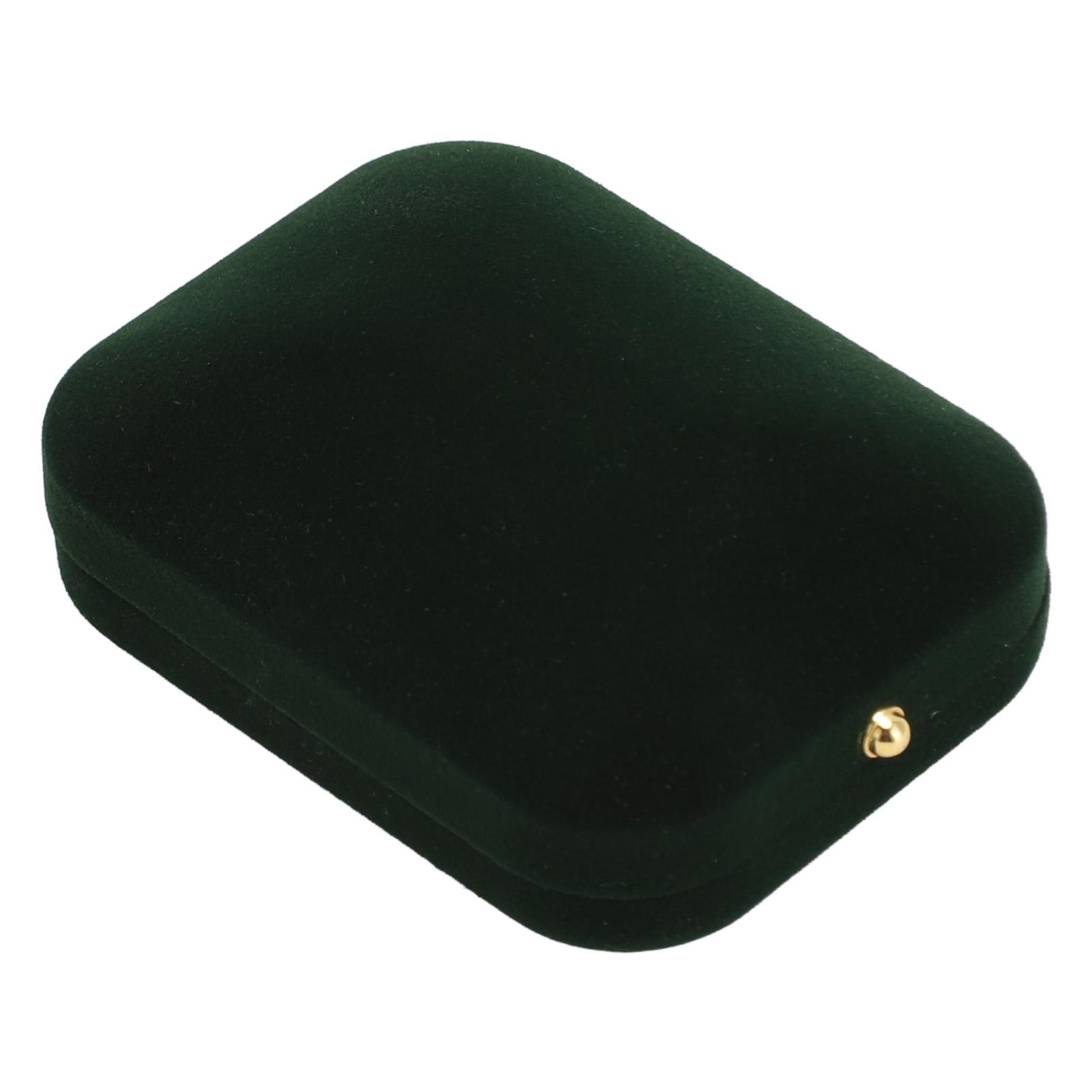 

Velvet Jewelry Box Light Luxury Elegant Stylish Jewelry Organizer Box for Birthday Mother Day Valentine Day Atrovirens