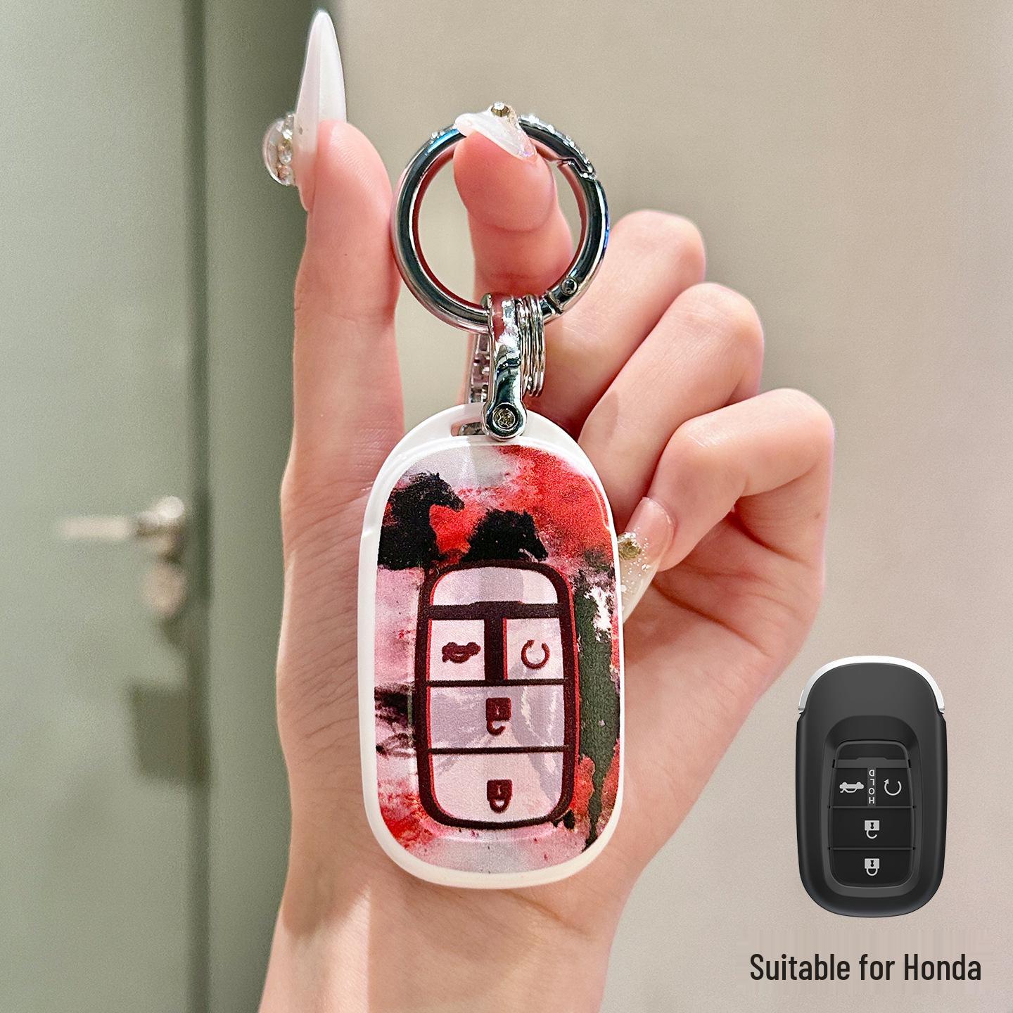 Compatible Key Cover for Honda Accord, Civic, CRV, Haoying, XRV, Xingge, HRV, Odyssey, URV, Elysion