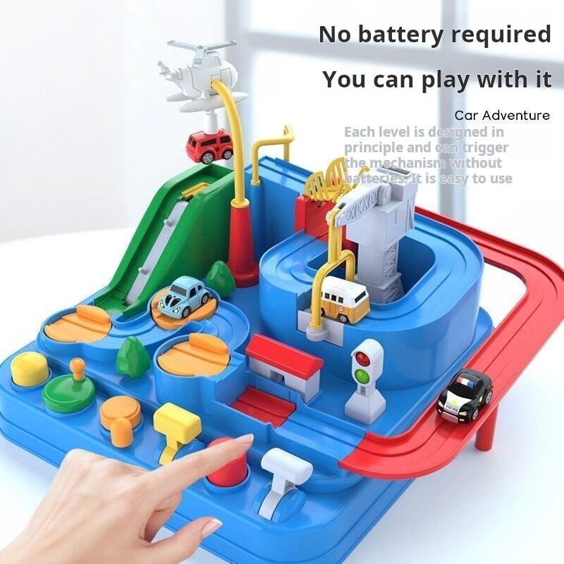 Non-Toxic Large Size Car Track Adventure Toy Educational For Children Interactive Brain Teaser Learning Game Kids Birthday Gift