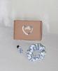 Sunae Holiday Rose Scrunchie & Pin_Blue