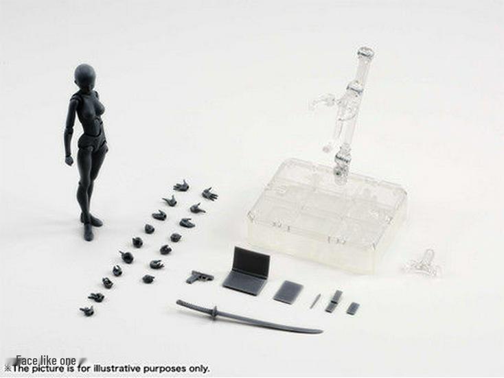 SHF Gray DX 2.0 Articulated Figures: Basic Male & Female by Takarai Rihito & Yabuki Kentaro
