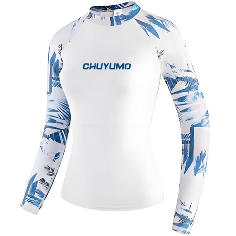Unisex Quick-Dry Rash Guard Set Snorkeling Surfing Swimming UV Protection Long Sleeve Separated Swimwear