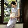 Sleeveless daily national style new Chinese style Suzhou long cheongsam improved young 1011 new women's high sense summer