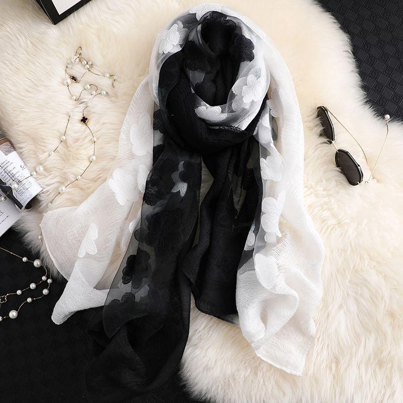 

Женские шарфы на лето, осень и зиму, летние шарфы, легкие и большие шали