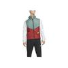 Nike Spliced Hooded Logo Print Jacket Men Outerwear Spearleaf-Green CZ9055-387