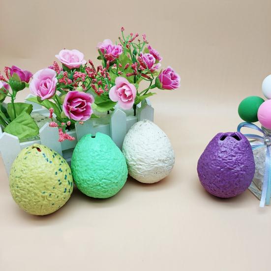 Dinosaur Egg Squeeze Toy Slow Rebound TPR Stress Egg Relief Stretch Dino Fidget Squishes Sensory Pinch Toy