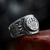 BEIER 2023 Updated Design Stainless Steel Viking Bear Paw Ring Slavic Warding Veles For Men Creativity Gift Wholesale