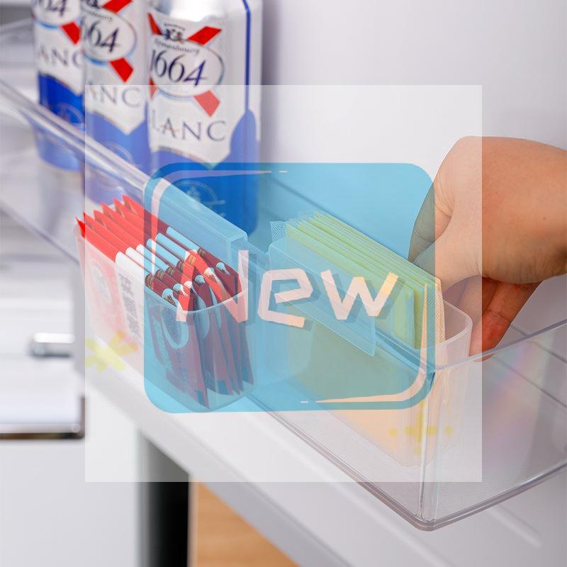1Pcs Sliced Cheese Holder For Fridge, Refrigerator Side Door Organizer, Hanging Storage For Kitchen, Storing Seasoning Box