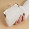 Lychee Pattern Buckle Wallet Fashi Women Short Coin Purse Retro Card Bags Large Capacity Multi Card Pocket Ladies Mey Clip