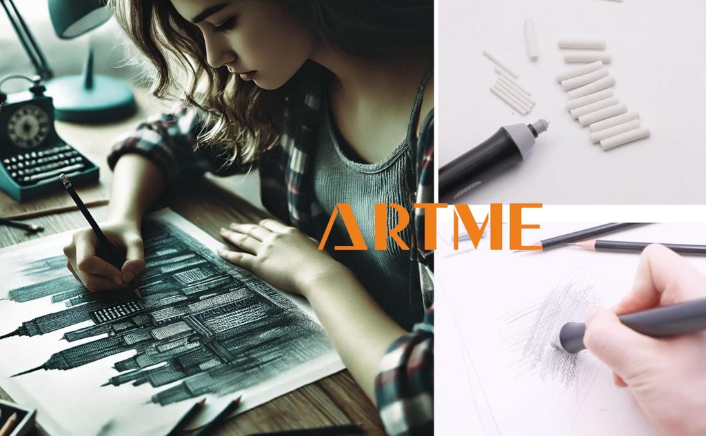 Artme Electric Eraser 22 Refills and Students Eraser/Automatic - (2.3mm 5mm) - Sketching, Architects, Engineers,