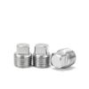 1 unidad 1/8" 1/4" 3/8" 1/2" 3/4" 1" 1-1/4" 1-1/2" 2" Pt Npt Macho Acero Inoxidable 304 Tapa Tapón de Extremo Cuadrado Accesorio de Tubería