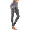 Yoga-Fitness-Leggings für Damen, Seitentaschen mit hoher Taille, enge Hosen für Outdoor-Sportarten für Damen