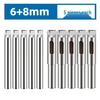 Diamond Grit Drill Bit for Glass, Tile, Marble, Jade & Rock Slab - Sizes 6/8/10/12