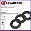 Rotary Shaft Seal Oil Seal Nitrile 70 Durometer Rubber 25x40x7mm Black 5 Pcs New