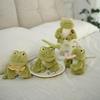 Kawaii grüner Frosch Kuscheltier Plüschtier Cartoon Plüschfigur Für Jungen Mädchen Geburtstagsparty Mode Dekoration Tägliche Verzierung