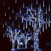 Solar Waterproof LED Meteor Shower String Lights for Outdoor Trees & Festival Decorations