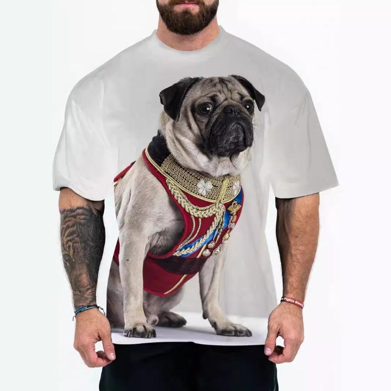 Men's Street Summer New 3D T-shirt Men's Hip Hop Short Sleeve Men's T-shirt