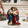 Elegantes Acryl-Kunstwerk 2D Flach Heilige Familie Krippenszene Skulptur Für Zeitgenössische Häuser Büro Tischplatten-Ausstellung