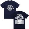 Harry Styles Together Tour 2026 T-shirt con Fantasia Uomo Hip Hop Pop Moda Lusso T-shirt Casual Cotone T-shirt Street Wear Y2K