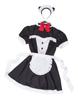 Clearstone Tokimeki Graffiti Cosplay Halloween Cat Ear Maid Black Women's