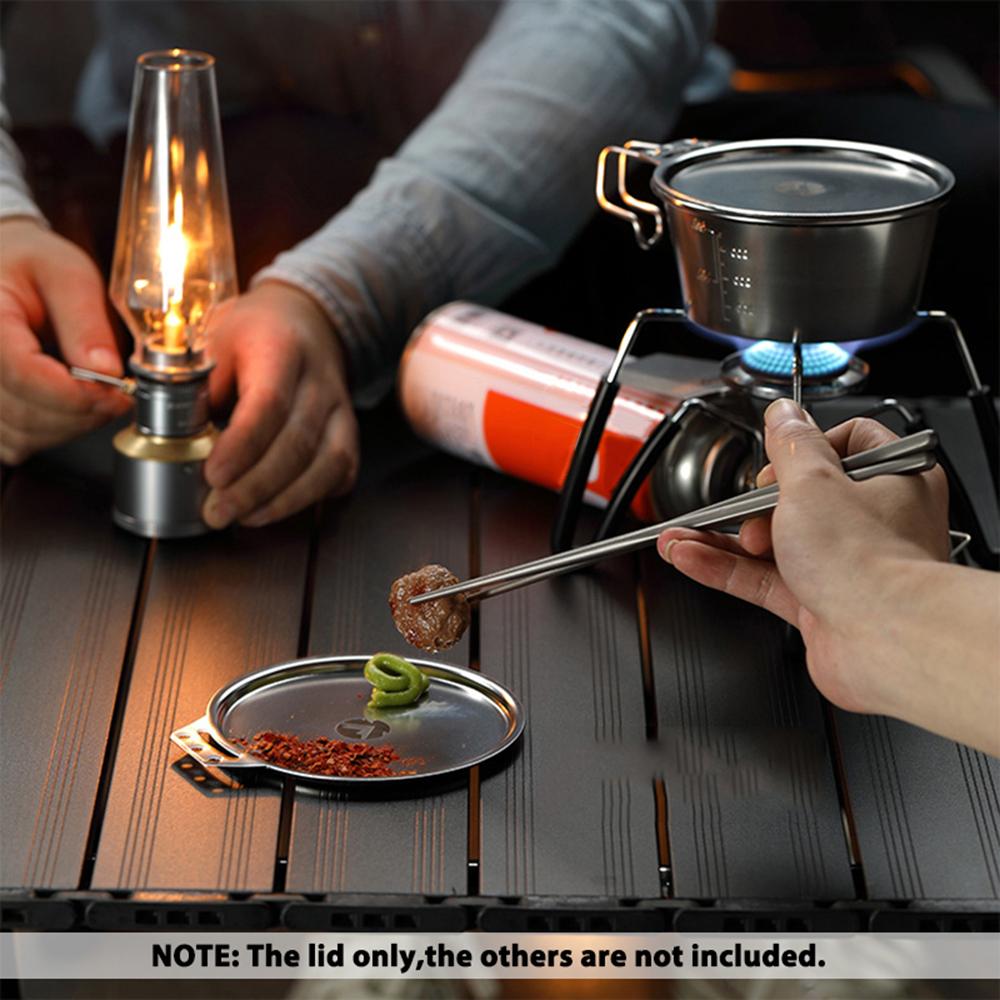 Camping Sierra-kopp i rostfritt stål Lätt och kompakt Campinggryta Vandring Kaffemugg Skålkopp