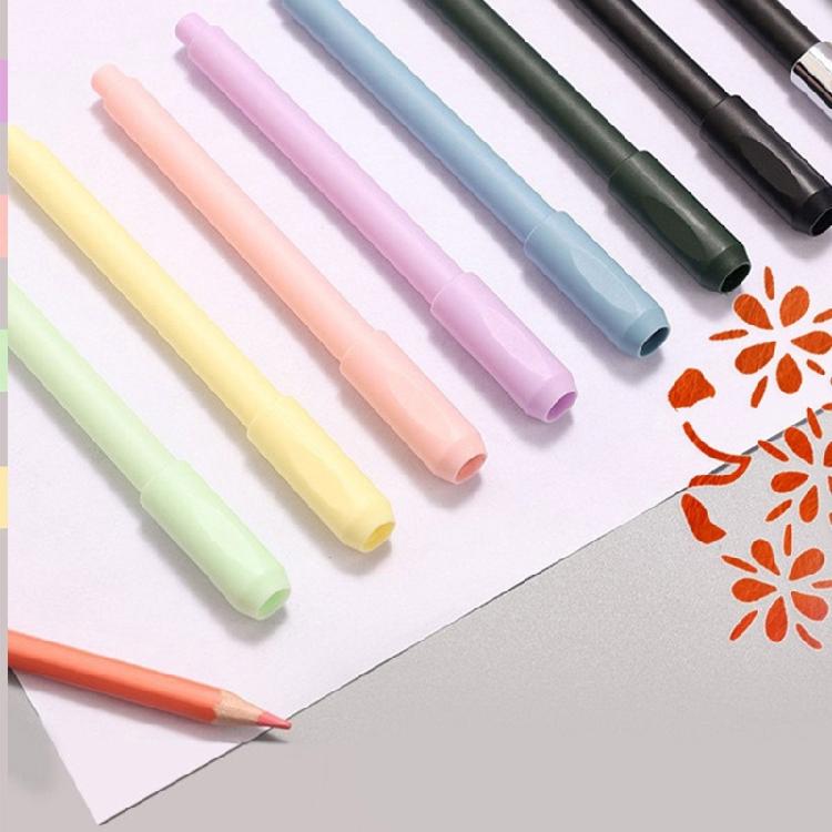 Pack of 10Pcs ErgonomicPencil Extenders Adjustable Pencil Extension Pen Holder Pencil Lengthener Crayon Extension Holder