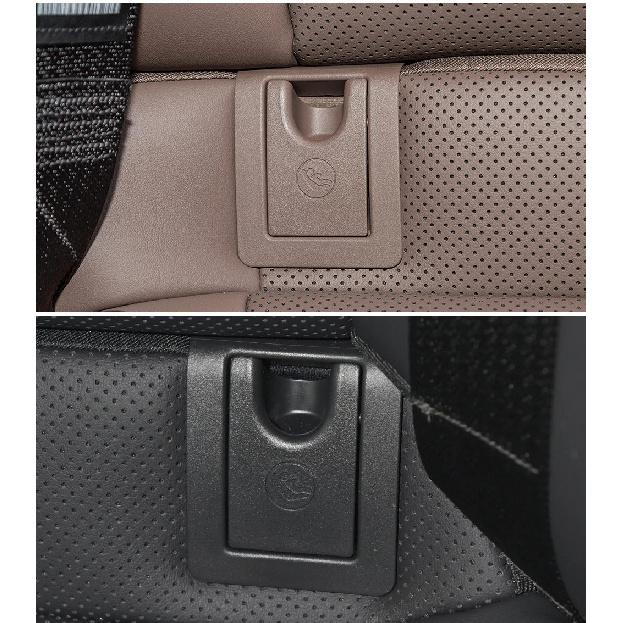 Fit For Lexus ES200 ES350 ES300H ES260 Dark Brown Car ISOFIX Child Seat Belt Buckle Hook Cover Rear Seat Safety Accessory