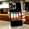 Cartoon S-South P-Parkes Soft Phone Case For iPhone 15 16 17 Air 14 Pro Max 16E Plus 13 12 Mini Plating Anti-Fall Fundas