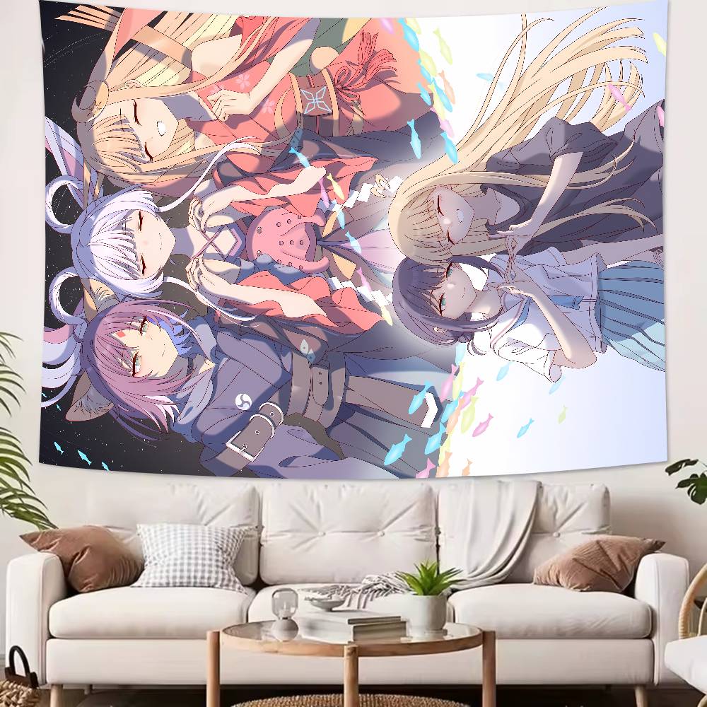 New Cosmic Princess Kaguya Tapestry Decoration Bedroom Dormitory Background Cloth Holiday Home Party Living Room Club Tapestry