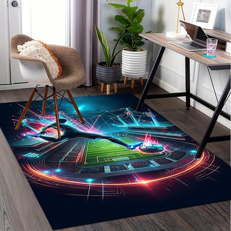 Football Office Carpet Chair Mat: Large Size, Comfortable for Home Decor and Office Use Perfect Gift for Any Room
