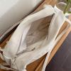Lazy Style Large Capacity Canvas Tote Bag New College Student Class Bag Commuting Shoulder Crossbody Bag for Women