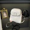 Pu Leather Saddle Bag For Women With Zipper Closure And Street Style For Daily Use