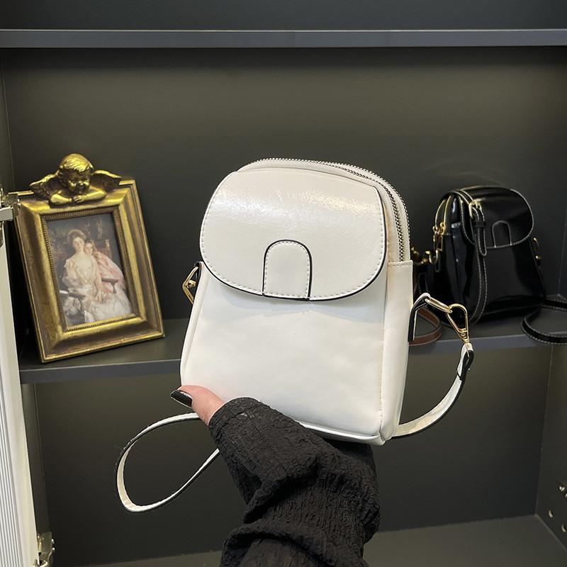 Pu Leather Saddle Bag For Women With Zipper Closure And Street Style For Daily Use