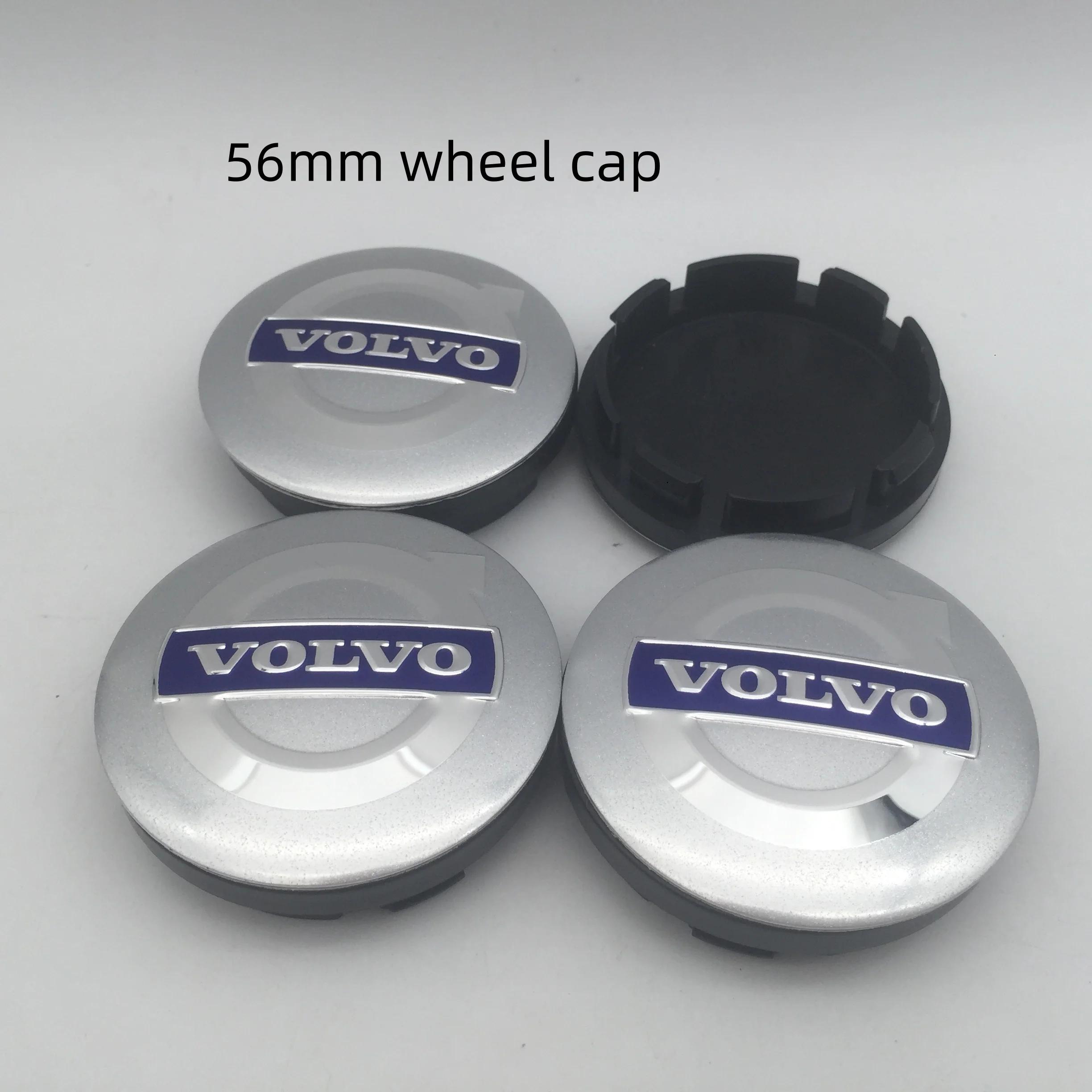 

4pcs 56mm 60mm 68mm For VOLVO Car emblem Wheel hub Center Cap Badge covers sticker Decals Styling accessories