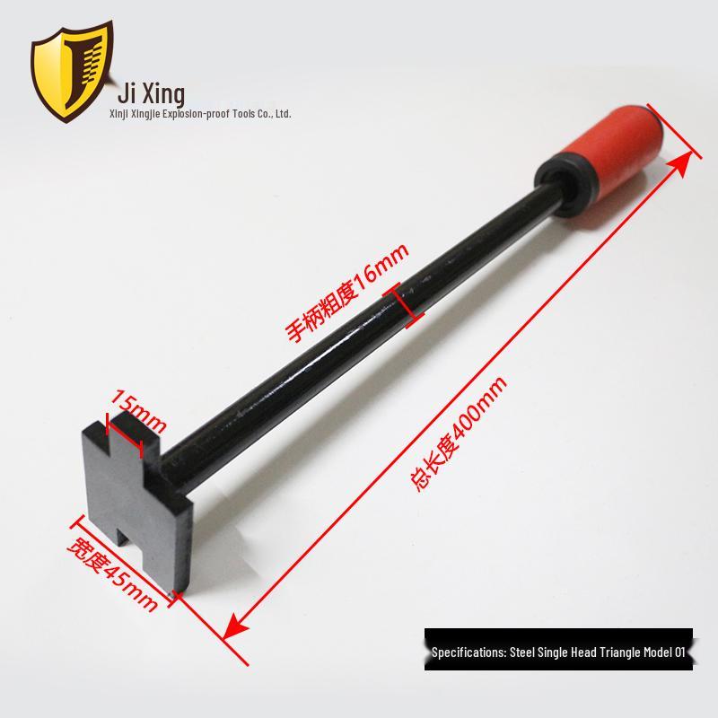 

Ключ для відкривання 200-літрової бочки з маслом - Відкривач кришки та різьбової пробки