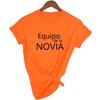 Equipo De La Novia Team Bride Graphic Tees Spain Women T Shirt Wedding Party Aesthetic Female