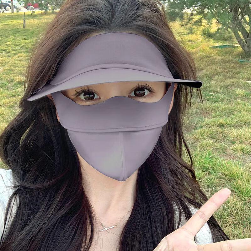 Ice Silk UV Protection Full Face Mask