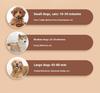 3-in-1 Safe Portable Pet Hair Dryer Brush Ergonomic Handle Adjustable Temperature Grooming Comb Brush for Cats Dogs Indoor Bath