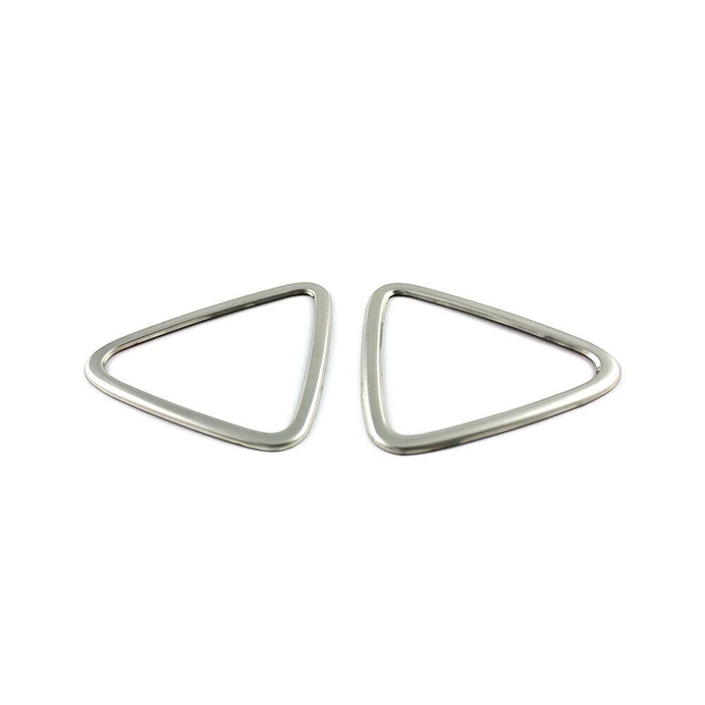 Dashboard Upper Air Outlet Vent Trim For Chevrolet Malibu 2016-2021 Silver Steel