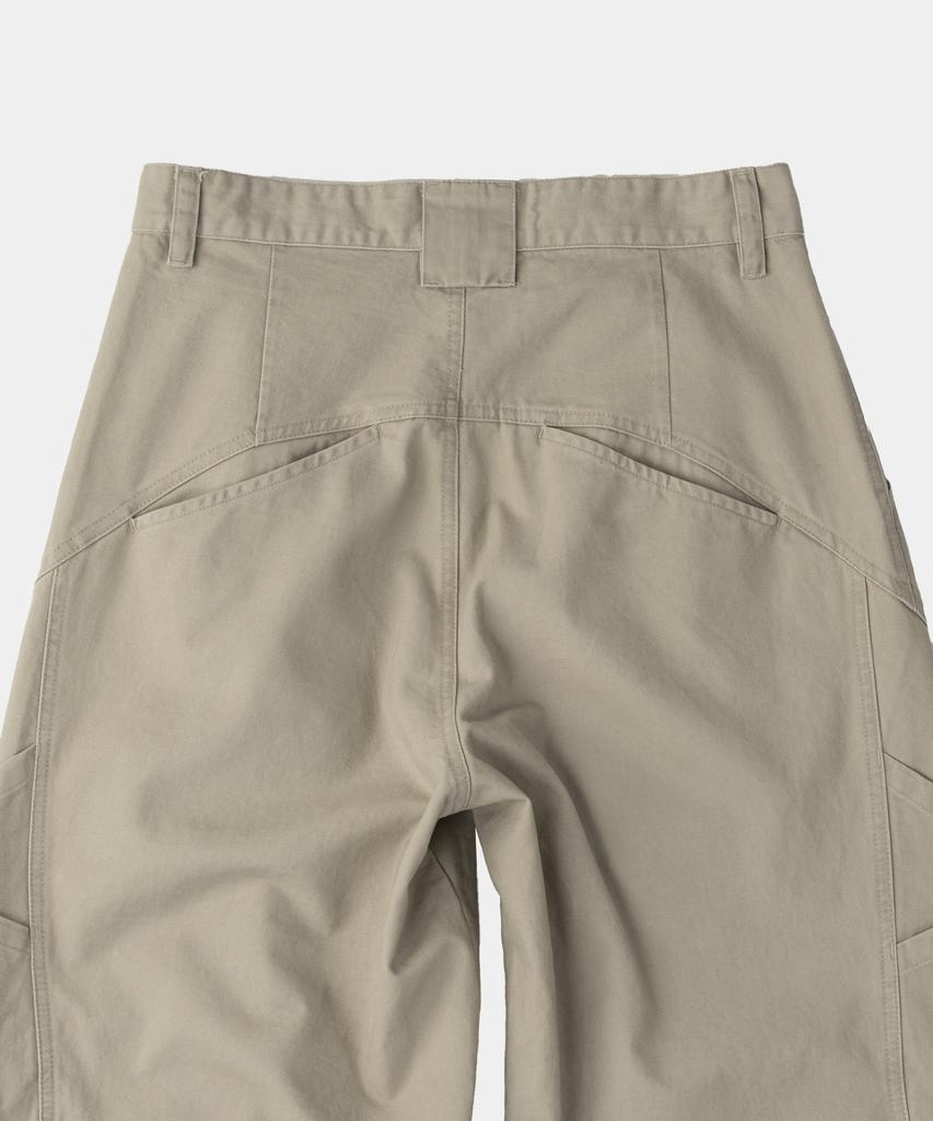 SLOWACID Out-Pocket Pintuck Pants [Beige]