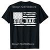 Funny Proud Dad of Girls Dad Xmas Fathers Day Graphic Tshirts Men Womens Fashion Casual Tshirt Cotton Loose Oversized T Shirt