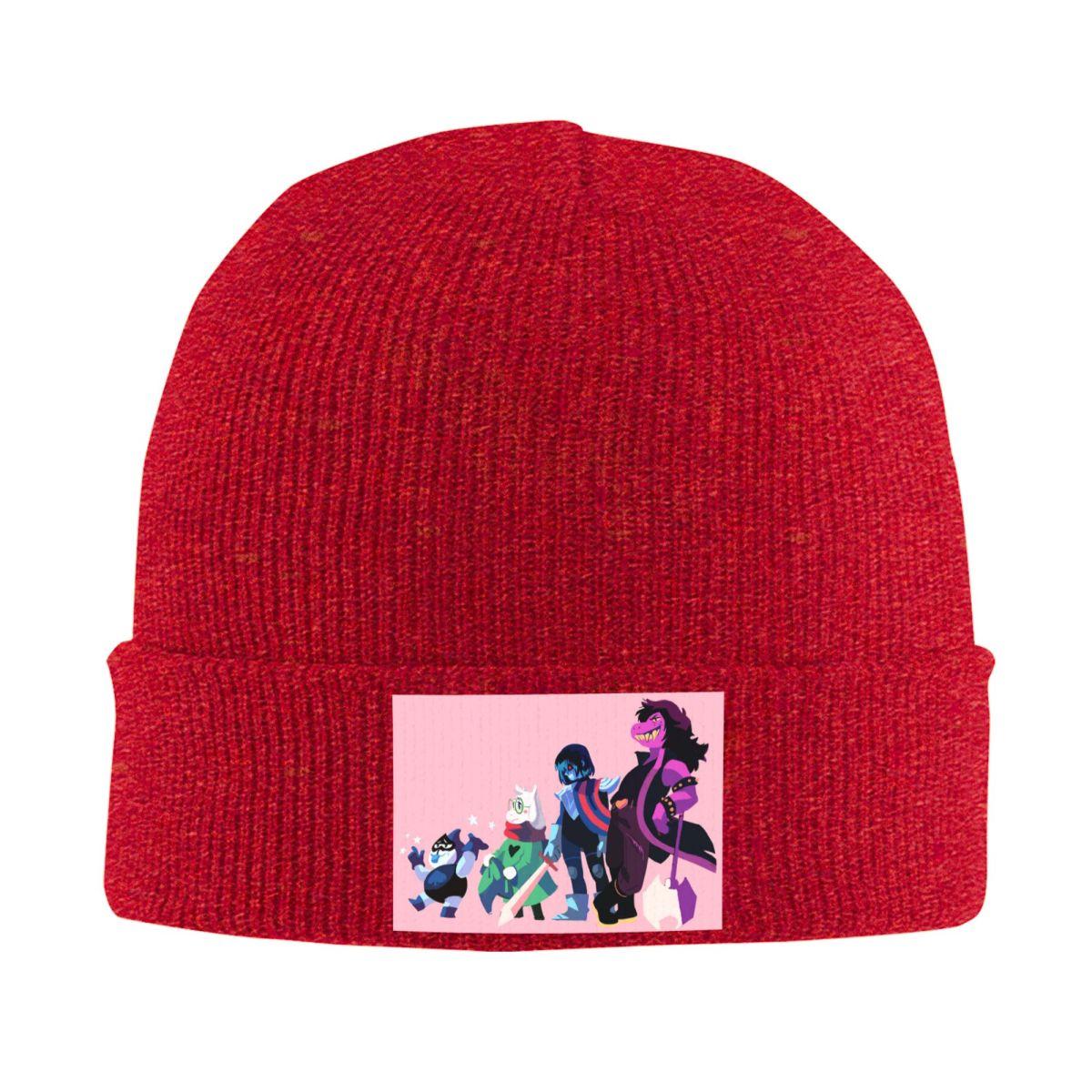 

Game Deltarune Kris Ralsei Susie Warm Knitted Cap Hip Hop Bonnet Hat Autumn Winter Outdoor Beanies Hats for Men Women Adult One Size