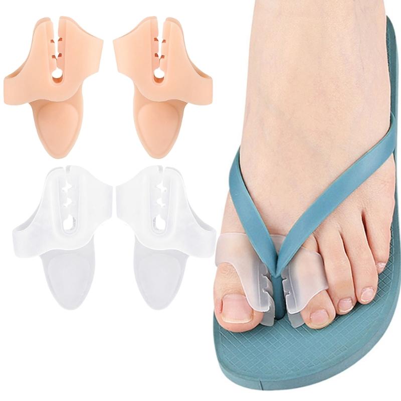 1 Pair Toe Spacers Bunions Corrector Toe Separators for Women and Men Big Toe Straightener Foot Toe Spreader